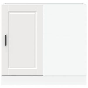 vidaXL Kitchen Base Cabinet "Porto" White Engineered Wood