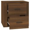 vidaXL Bedside Cabinet Brown Oak 50x39x47 cm
