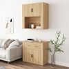 vidaXL Highboard Sonoma Oak Engineered Wood