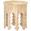 vidaXL Side Table Ø48 cm Solid Mango Wood