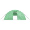 vidaXL Greenhouse with Steel Frame Green 80 m&sup2; 16x5x2.3 m