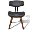 Artificial Leather Dining Chair with Backrest 6 pcs