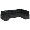 vidaXL Sofa Set 6 pcs Poly Rattan