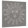 vidaXL Garden Wall Decoration 55x55 cm Corten Steel Sun Design