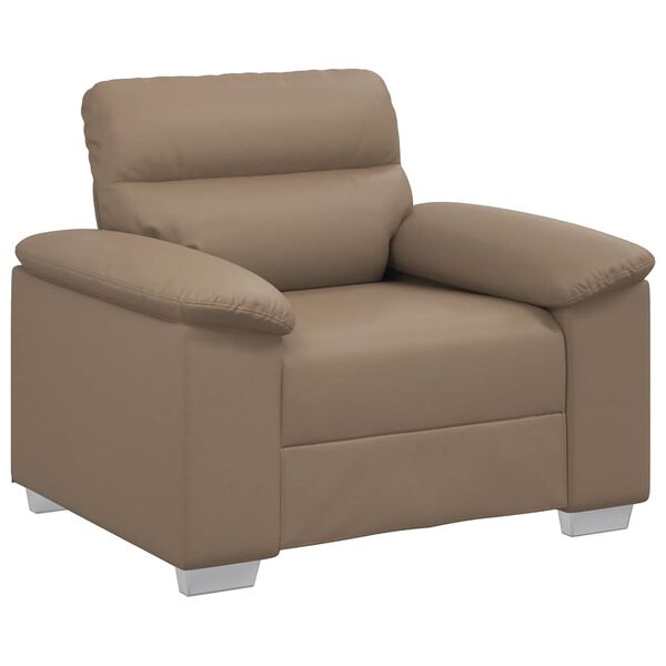 vidaXL Sofa Chair Cappuccino 60 cm Faux Leather