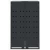 vidaXL Wheelie Bin Storage for Single Bin Anthracite 69x79x117 cm Steel