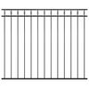 vidaXL Fence Panel "Assen" Steel 163x150 cm Black