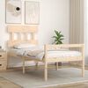 vidaXL Senior Bed without Mattress Single Solid Wood