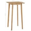 vidaXL Bar Table 60x60x105 cm Solid Acacia Wood
