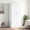 vidaXL Wardrobe White 80x52x180 cm Engineered Wood