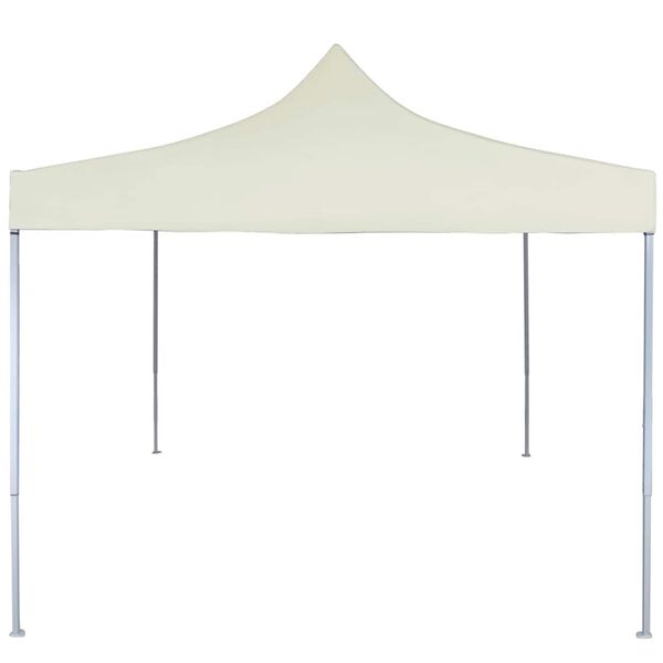 vidaXL Cream Foldable Tent 3 x 3 m