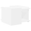 vidaXL Coffee Table White 50.5 x 50 x 33 cm Engineered Wood
