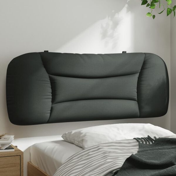vidaXL Headboard Cushion "Hvar" Dark Grey 107 cm King Single Fabric
