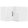 vidaXL Dishwasher Panel Kalmar High Gloss White 57 x 57 x 40 cm