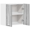 vidaXL Hanging Cabinet Lyon Grey Sonoma 60x31x60 cm Engineered Wood