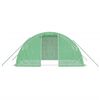 vidaXL Greenhouse with Steel Frame Green 8 m² 4x2x2 m