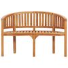 vidaXL 5 Piece Banana Garden Lounge Set Solid Teak Wood