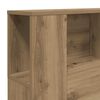 vidaXL Headboard Cabinet Artisan Oak 160x18.5x103.5 cm Engineered Wood