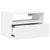 vidaXL Wall-mounted Bedside Cabinet White 45x26x28.5 cm
