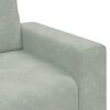vidaXL Sofa Chair Light Grey 100x77x82 cm Velvet