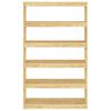 vidaXL Book Cabinet/Room Divider 100x30x167.5 cm Solid Pinewood