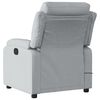 vidaXL Electric Massage Recliner Chair Light Grey Fabric
