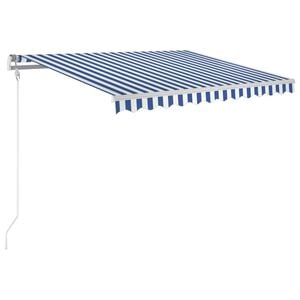 vidaXL Automatic Retractable Awning 400x300 cm Cream