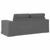 vidaXL Sofa Dark Grey 182 x 80 x 82 cm Fabric