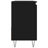 vidaXL Bathroom Cabinet Black 65x33x60 cm Engineered Wood