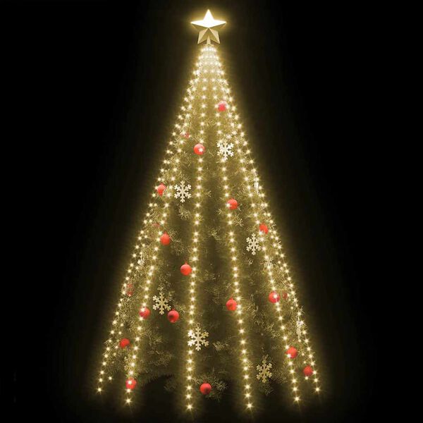 vidaXL Christmas Tree Net Lights with 500 LEDs 500 cm