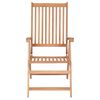 vidaXL Reclining Garden Chairs 6 pcs Solid Teak Wood