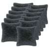 vidaXL Cushion with Pillow HEERLEN 2 pcs Anthracite PV Fleece