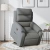 vidaXL Stand up Recliner Chair Dark Grey Fabric