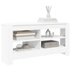 vidaXL Corner TV Cabinet White 102 x 40.5 x 45 cm Engineered Wood