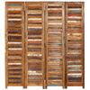 vidaXL Room Divider Solid Reclaimed Wood 170 cm