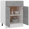 vidaXL Drawer Bottom Cabinet Concrete Grey 60x46x81.5 cm Engineered Wood