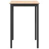 vidaXL Bar Table Natural 70 x 70 x 105 cm Solid Pine Wood