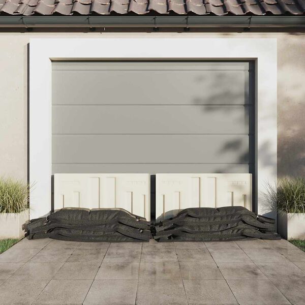 vidaXL Sandbags 25 pcs Dark Green 103x25 cm HDPE