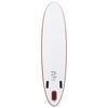 vidaXL Stand Up Paddle Board Set SUP Surfboard Inflatable Red and White