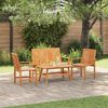 vidaXL Garden Lounge Set Brown Solid Acacia wood