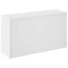 vidaXL Shoe Storage Bench White 80x24x45 cm