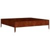 vidaXL Garden Raised Bed 100x100x26 cm Corten Steel