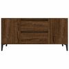 vidaXL TV Cabinet Brown Oak 102x44.5x50 cm Engineered Wood
