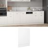vidaXL Dishwasher Panel Lyon White 45x3x67 cm Engineered Wood
