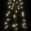vidaXL LED Christmas Tree Warm White 100 x 100 x 250 cm Iron