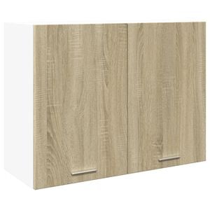 vidaXL Hanging Cabinet "Lyon" Sonoma Oak 80x31x60 cm Engineered Wood