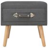 vidaXL Bedside Cabinets 2 pcs Dark Grey 40x35x40 cm Fabric