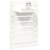 vidaXL Wall-mounted Bedside Shelves 2 pcs White Solid Wood Pine