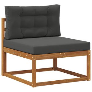 vidaXL Outdoor Middle Sofa Natural