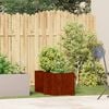 vidaXL Garden Planter Rusty 40 x 80 x 40 cm